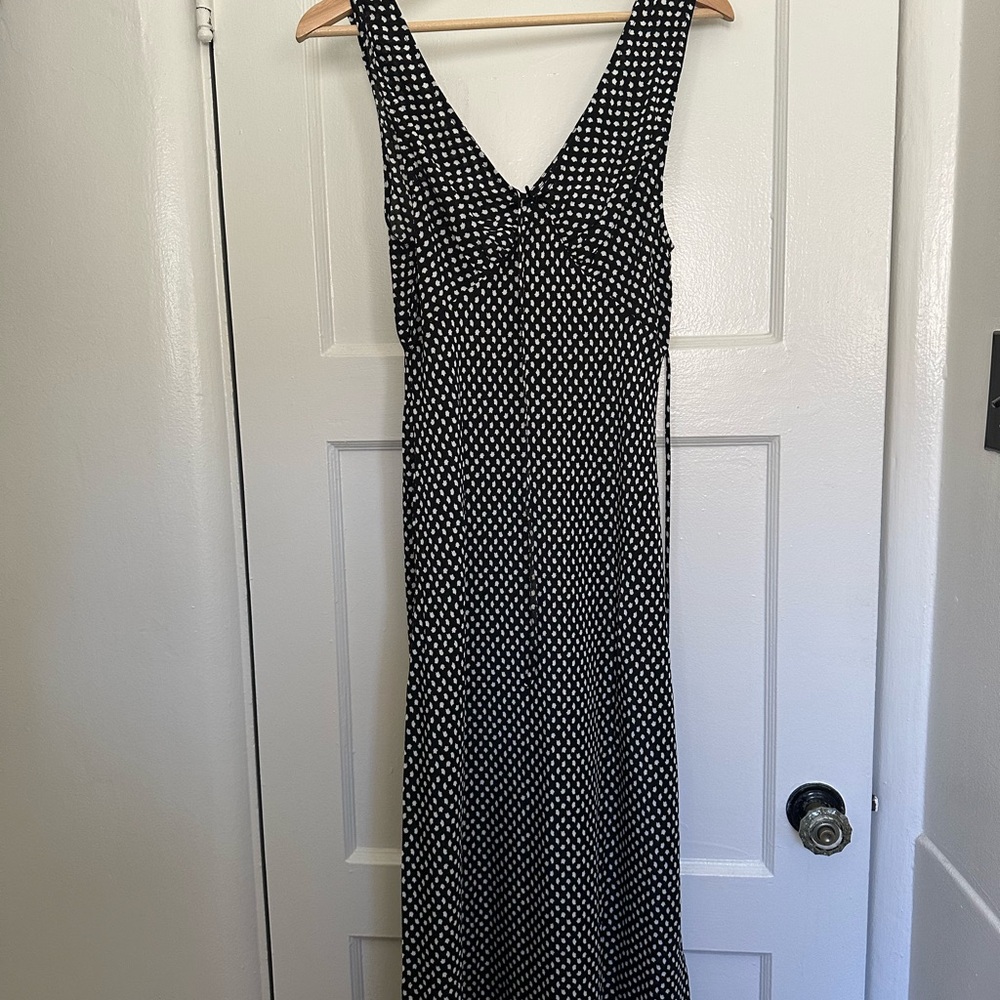 Realisation Par Black and White Maxi Dress